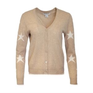 Magaschoni 100% Cashmere Star Cardigan